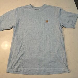 Carhartt Men's Heathered Blue Short Sleeve Tee